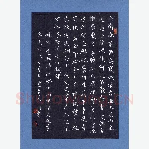 姜浩 硬笔楷书 韦应物诗