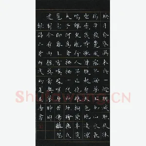 姜浩 硬笔楷书 诗二首