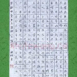 顾健鸿 硬笔楷书 选录董其昌画禅室随笔