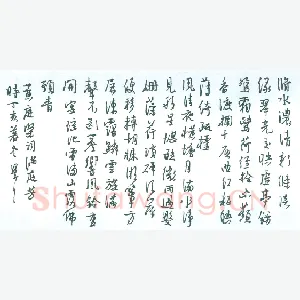 朱星星 [行书 黄庭坚词满庭芳］