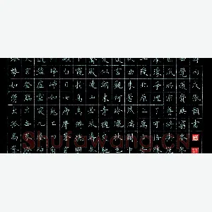 张颢 硬笔楷书 岑参诗