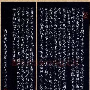 冯文涛 硬笔楷书 郑燮题画兰竹选抄