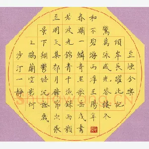 张颢 硬笔楷书 节录范仲淹岳阳楼记
