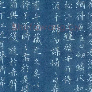 姜苏海 硬笔楷书 节录后赤壁赋