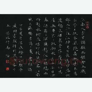 姜浩 硬笔楷书 江南人家有橘树