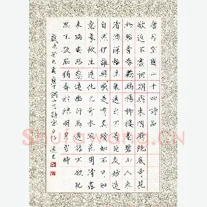汤远昌 硬笔楷书 司空图二十四诗品节录