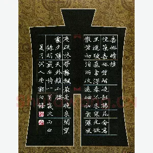 郭向锋 硬笔楷书 戴弁诗一首