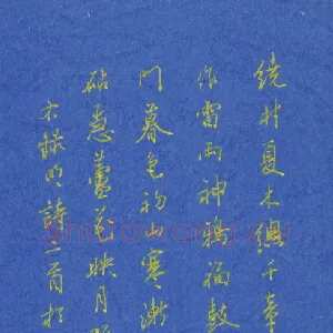 胡奕 硬笔行书 明诗二首
