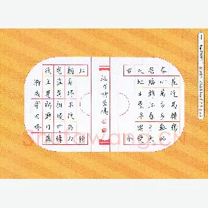 汤远昌 硬笔楷书 杜甫诗登楼
