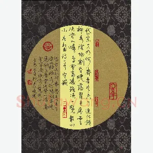 黄晓明 硬笔行书 杜甫诗望岳