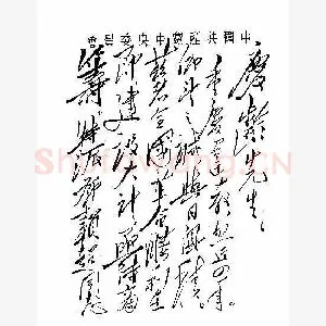 毛泽东手迹(硬笔手札)