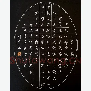 荆霄鹏 硬笔楷书 节录项穆书法雅言