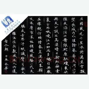 何永华 硬笔楷书 毛泽东词沁园春雪