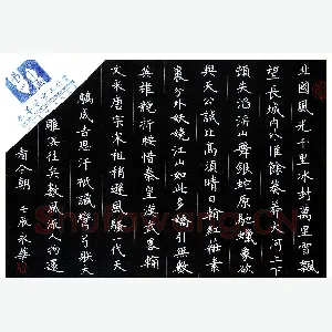 何永华 硬笔楷书 毛泽东词沁园春雪
