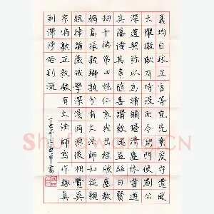 王益军 硬笔楷书