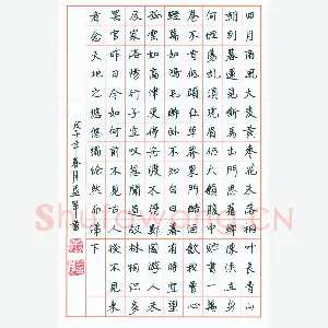王益军 硬笔楷书