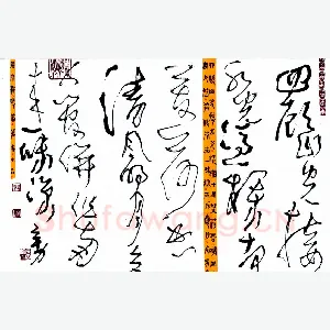杨宇力 硬笔草书 黄庭坚鄂州南楼书事