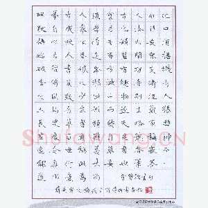 萧望明 硬笔楷书 前贤论书句