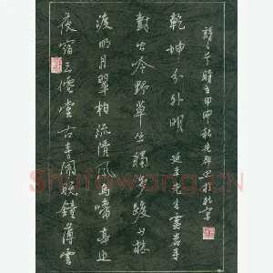 陈先郡 硬笔行书 诗一首