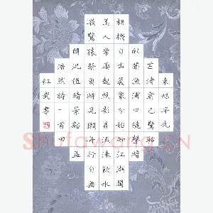 田红武 硬笔楷书 孟浩然诗一首