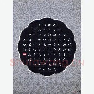 田红武 硬笔楷书 王维诗和使君五郎西楼望远思归