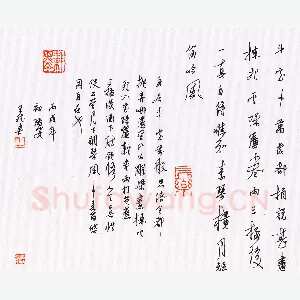 王斌 硬笔行书