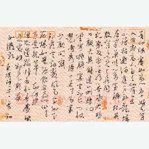 秦剑 硬笔草书 东坡诗一首