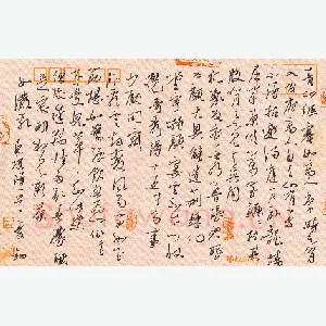秦剑 硬笔草书 东坡诗一首