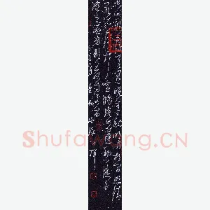 秦剑 硬笔草书 王维诗一首