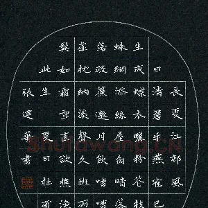 张建华 硬笔楷书 杜甫诗夏日