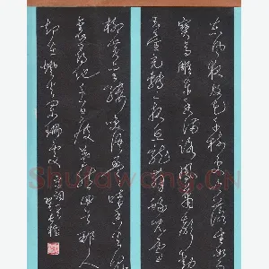 翟长权 硬笔草书 宋词一首