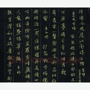 朱勇方 硬笔楷书 诗四首