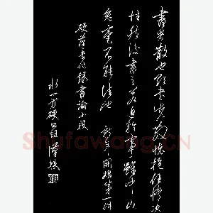 朱胜勇 [行草 书论小段]
