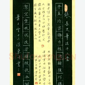 陈侃 硬笔楷书 张长史萧子云十二法
