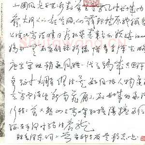 吴邦志 硬笔草书 毛泽东词二首