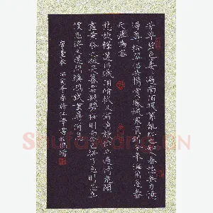 陶诗江 硬笔楷书 帝台春一首
