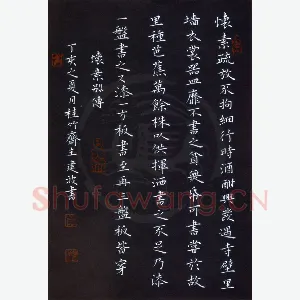 贺建波 硬笔楷书 怀素别传