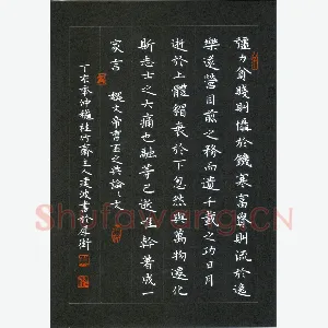 贺建波 硬笔楷书 曹丕典论论文
