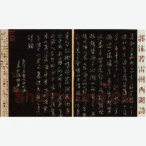 林海龙 硬笔行书 郭沫若雷州西湖诗