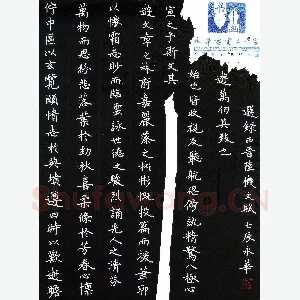 何永华 硬笔楷书 陆机文赋节录