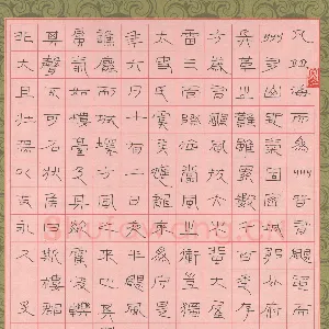 陈学光 硬笔隶书 文天祥重建雷州谯楼记节录