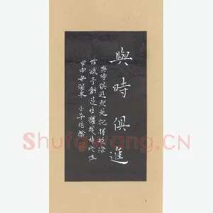 张小平 硬笔楷书 与时俱进