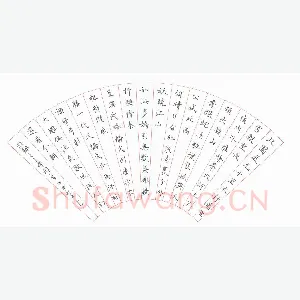 陈文彪 硬笔楷书 毛泽东词一首