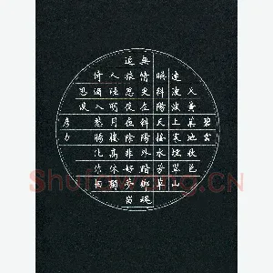 顾彦力 硬笔楷书 范仲淹词一首