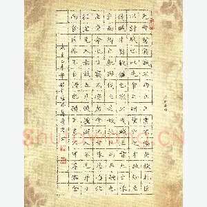 蒋湾湾 硬笔楷书 后出师表节录