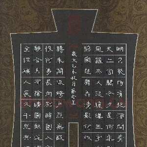 蔡金星 硬笔隶书 苏轼词水调歌头