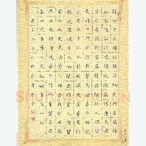 蒋湾湾 硬笔楷书 佛遗教经节录