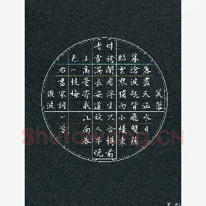 隋俊波 硬笔楷书 宋词一首