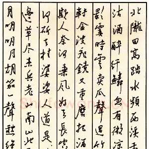 孙步国 硬笔行书 宋词三首