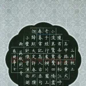 张晓华 硬笔楷书 苏轼词一首